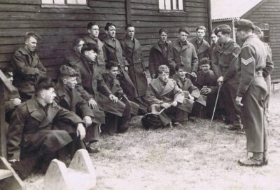 image of a group of new recruits. 1947.